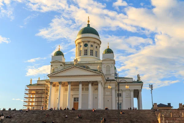 Bella vista della famosa Cattedrale di Helsinki — Foto Stock