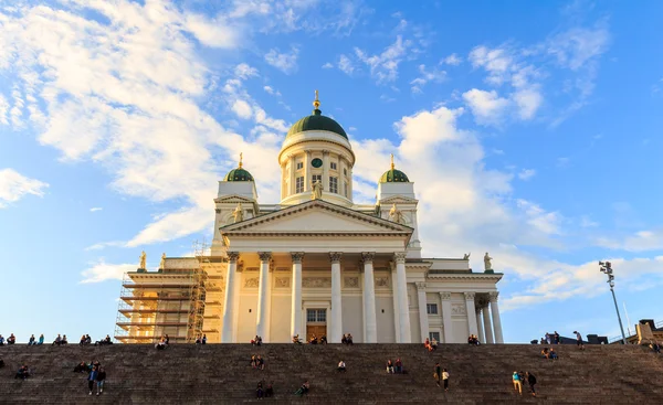 Hermosa vista de la famosa Catedral de Helsinki — Foto de Stock