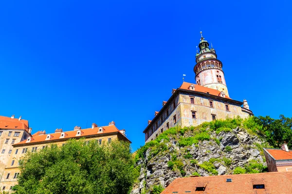 Alte Straße in cesky krumlov — Stockfoto