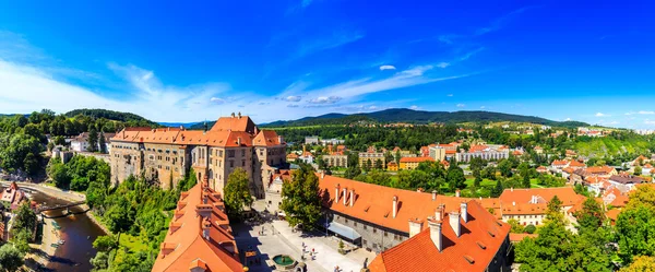 Чески Крумлов с самого начала — стоковое фото