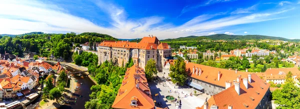 Cesky Krumlov från toppen — Stockfoto