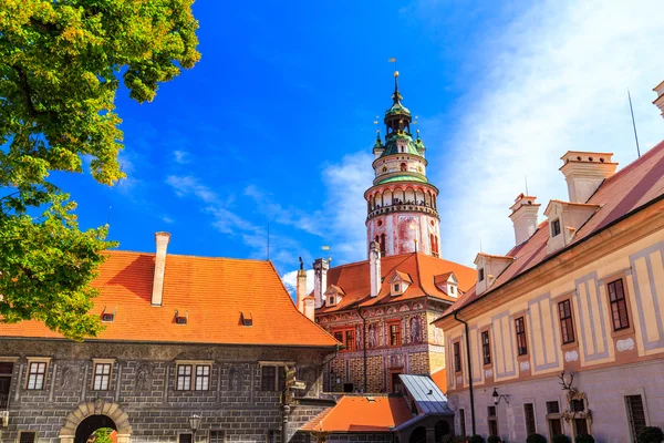 Burgturm, cesky krumlov — Stockfoto