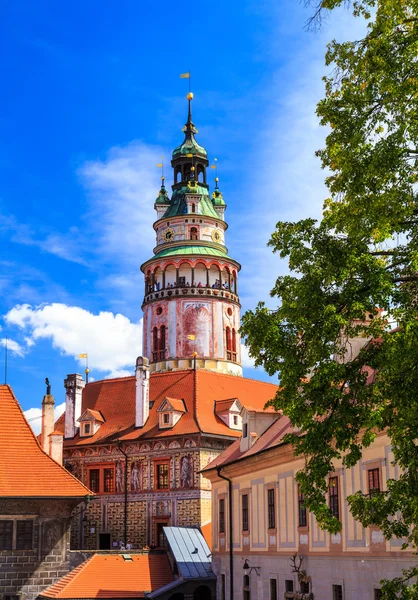 Burgturm, cesky krumlov — Stockfoto