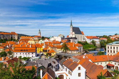 Çek Cumhuriyeti'nde Cesky Krumlov şehri