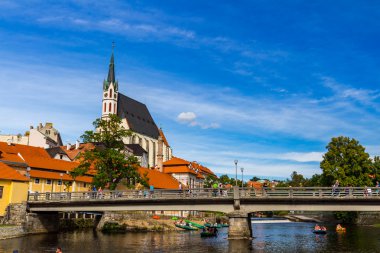 Çek Cumhuriyeti'nde Cesky Krumlov şehri