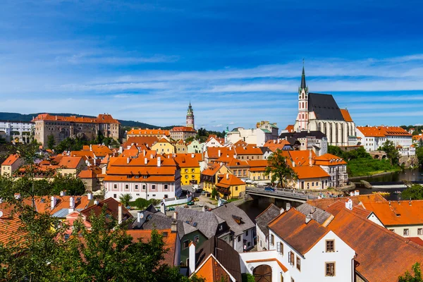 Cesky Krumlov ville en République tchèque — Photo