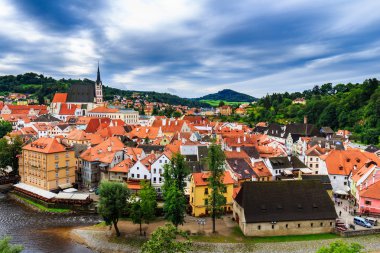 Çek Cumhuriyeti'nde Cesky Krumlov şehri