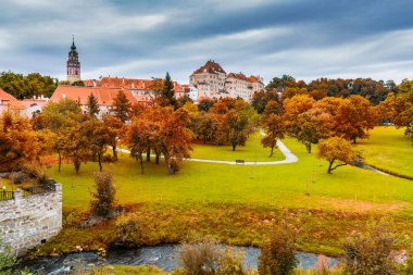 Çek Cumhuriyeti'nde Cesky Krumlov şehri