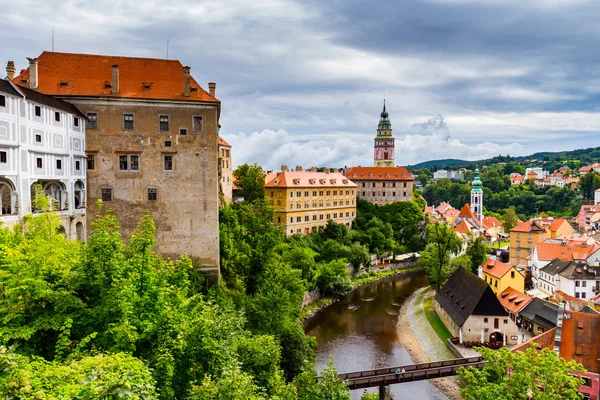 Cesky Krumlov ville en République tchèque — Photo