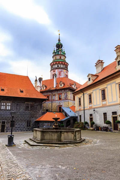 Cesky krumlov Stadt in der Tschechischen Republik — Stockfoto