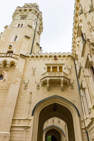 Castillo Hluboka nad Vltavou en República Checa — Foto de Stock