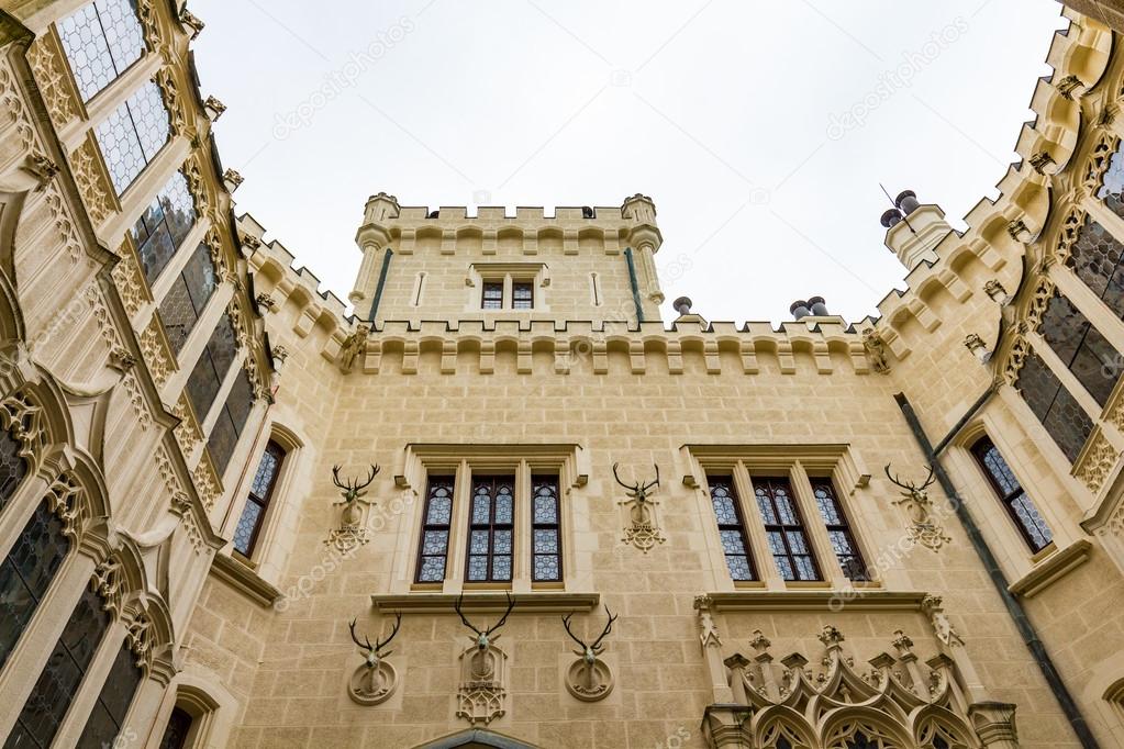 Castle Hluboka nad Vltavou in Czech Republic