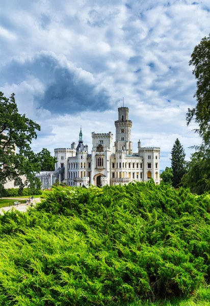 Castelo Hluboka nad Vltavou na República Checa — Fotografia de Stock