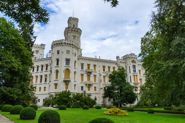 Castelo Hluboka nad Vltavou na República Checa — Fotografia de Stock