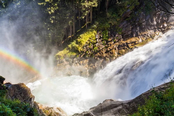 Krimmler waterval in Alpen — Stockfoto