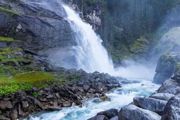 Schilderachtige Krimml watervallen — Stockfoto