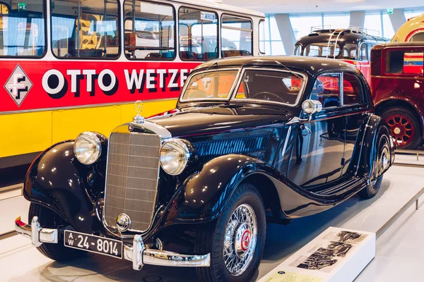 Stuttgart Allemagne Octobre 2019 Les Voitures Mercedes Historiques Associées Marque — Photo