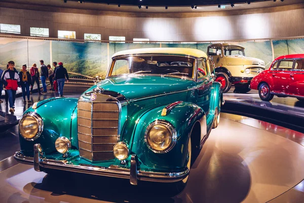 Stuttgart Allemagne Octobre 2019 Les Voitures Mercedes Historiques Associées Marque — Photo