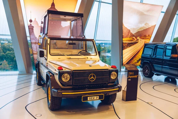 Stuttgart Alemania Octubre 2019 Los Coches Mercedes Históricos Asociados Con —  Fotos de Stock