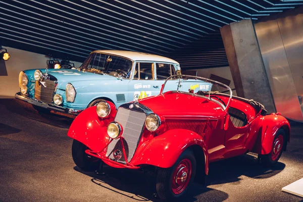 Stuttgart Allemagne Octobre 2019 Les Voitures Mercedes Historiques Associées Marque — Photo