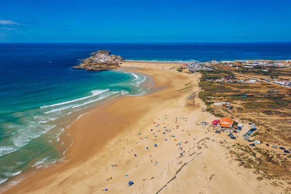 Campismo Beach Dunas Beach Island Baleal Peniche Shore Atlantic Ocean — Stock Photo, Image