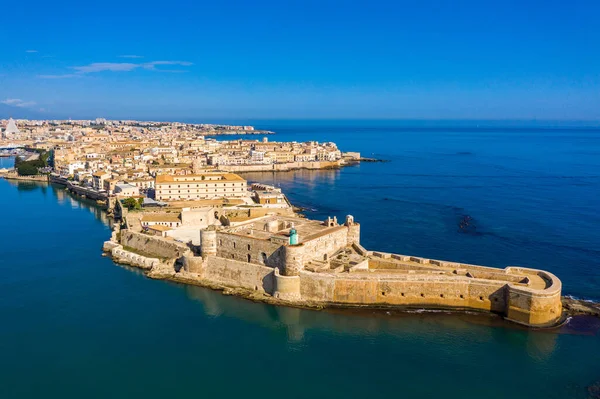 Siracusa Ortigia Island Szicília Olaszország Isola Ortigia Ortigia Sziget Partja — Stock Fotó