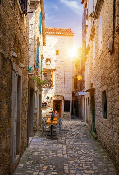 View Town Trogir Old Touristic Place Croatia Europe Trogir Town — Stock Photo, Image