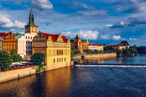 Praga Día Soleado Vista Del Casco Antiguo Praga República Checa — Foto de Stock