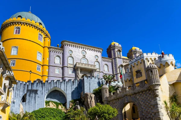 Палац Пени Сінтрі Лісабон Португалія Подорож Європою Свята Португалії Панорама — стокове фото