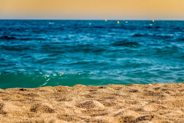 Arena y mar, España — Foto de Stock