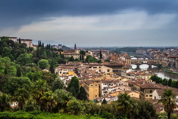 Перегляд Флоренції, Палаццо делла Signoria — стокове фото