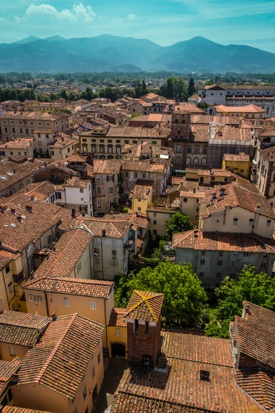 이탈리아 마을 루카 보기 — 스톡 사진