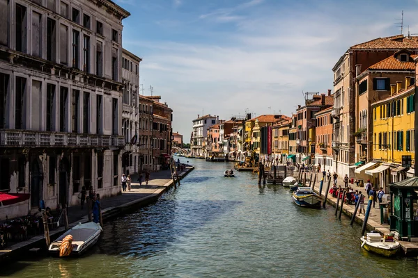 Venetsian kaupunkikuva, vesikanavat — kuvapankkivalokuva