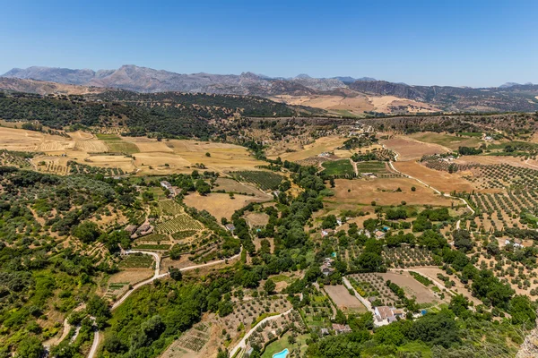 Andalucía paisaje, campo y roca — Foto de Stock