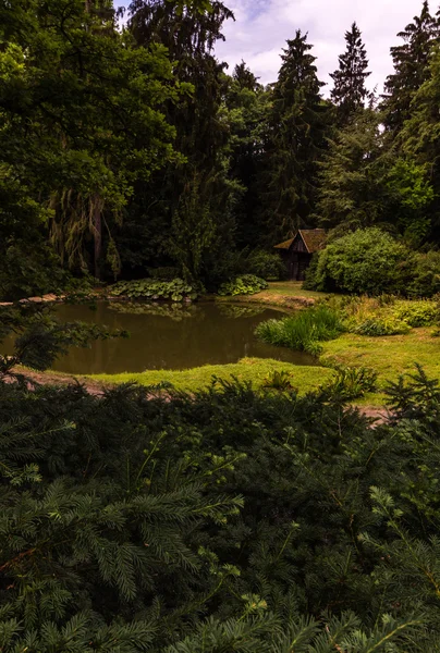 Parque pruhonice cerca de prague — Foto de Stock