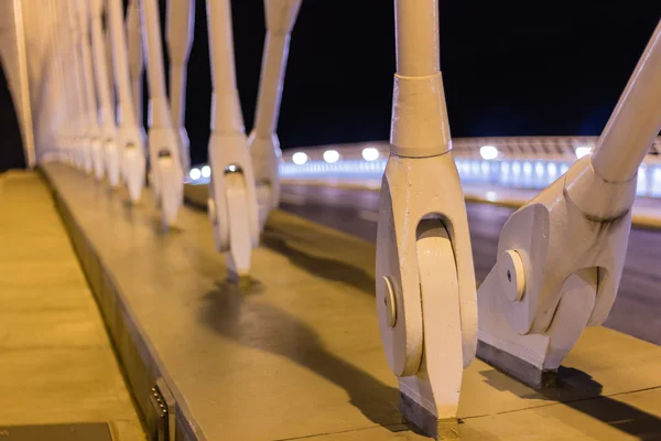 Nattvisning av bron Troja — Stockfoto