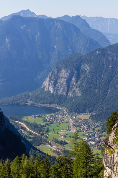 Vista Alpes, Montanha Dachstein — Fotografia de Stock