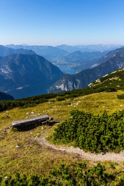 Vackra Alperna Visa från Dachstein Mountain — Stockfoto