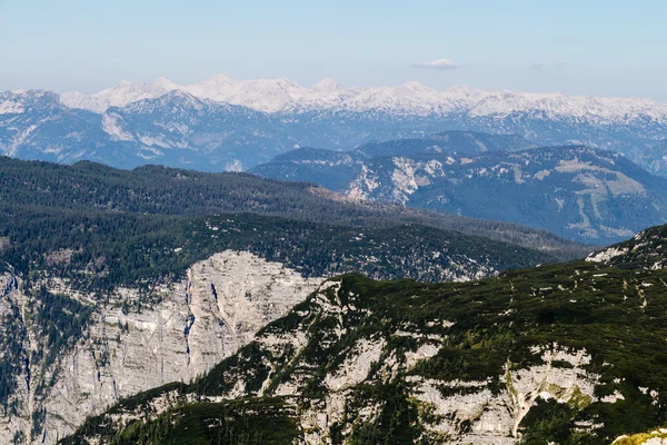 Schöne Alpensicht vom Dachstein — Stockfoto