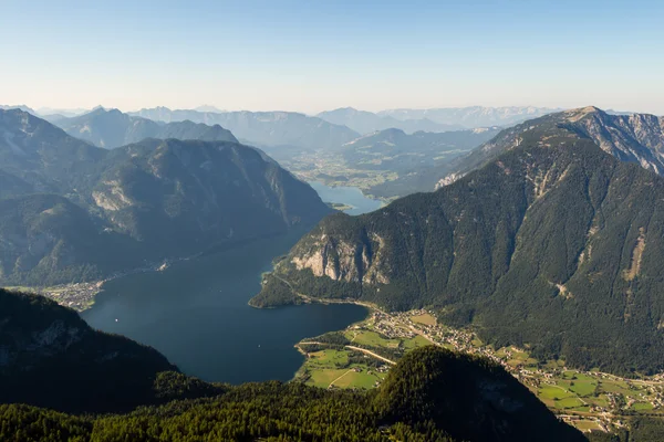 Vackra Alperna Visa från Dachstein Mountain — Stockfoto
