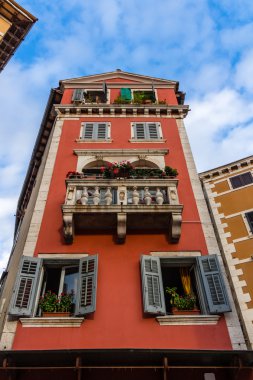 Geleneksel eski kasaba mimari Rovinj