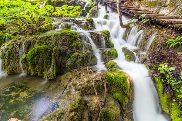 Waterfalls in Plitvice National Park — Stock Photo, Image