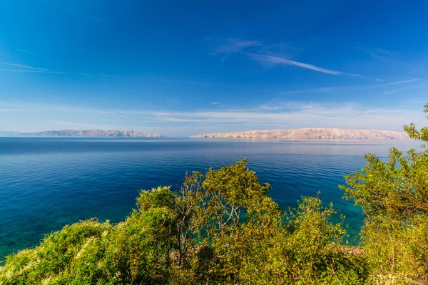 Belle côte et mer Adriatique — Photo