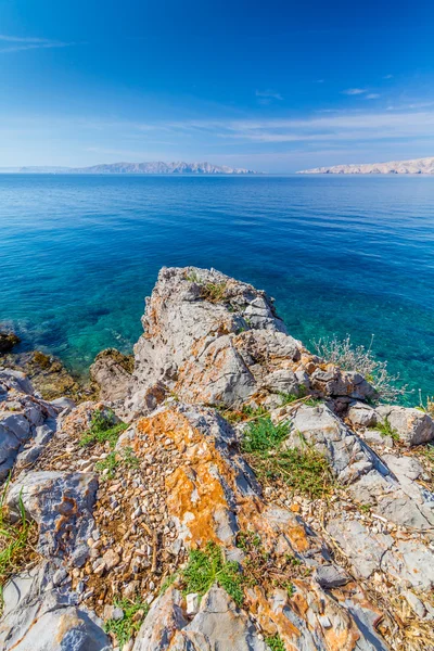 Beautiful coast and Adriatic Sea — Stock Photo, Image