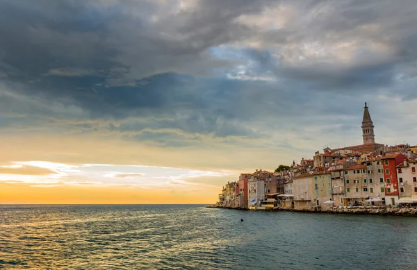 Bellissimo tramonto a Rovigno — Foto Stock