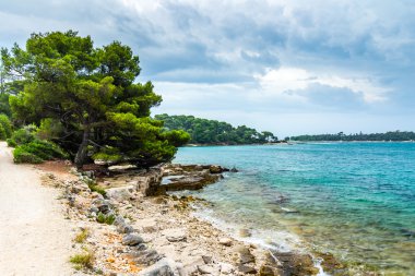 Rovinj manzaraya Adriyatik Denizi