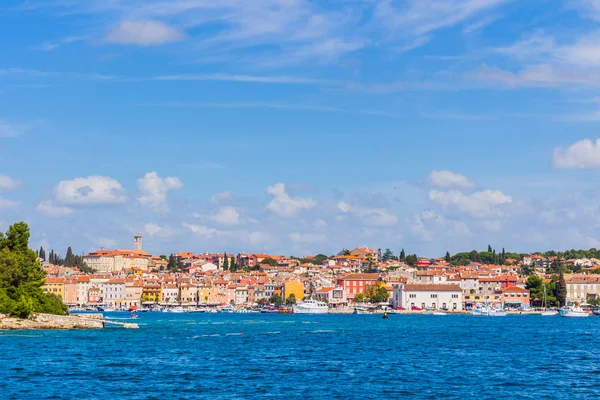 Panoramiczny widok na stare miasto Rovinj. — Zdjęcie stockowe