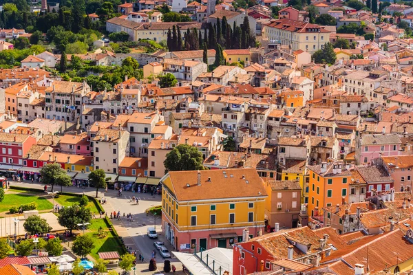 Sesión aérea del casco antiguo de Rovinj —  Fotos de Stock