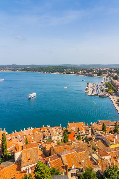 Aerial shoot of Old town Rovinj — 스톡 사진