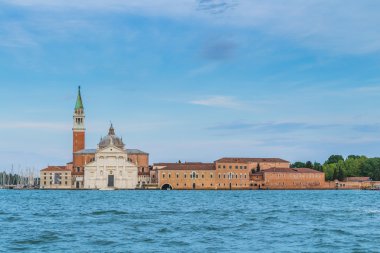 Venedik cityscape, su kanalları ve geleneksel yapılar